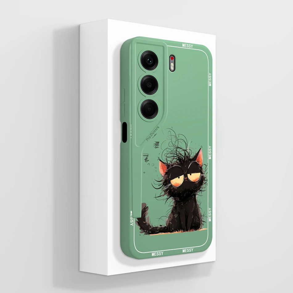 Trendy Creative Soft High-Quality Liquid Silicone Phone Case - Durable Bumper Back Cover