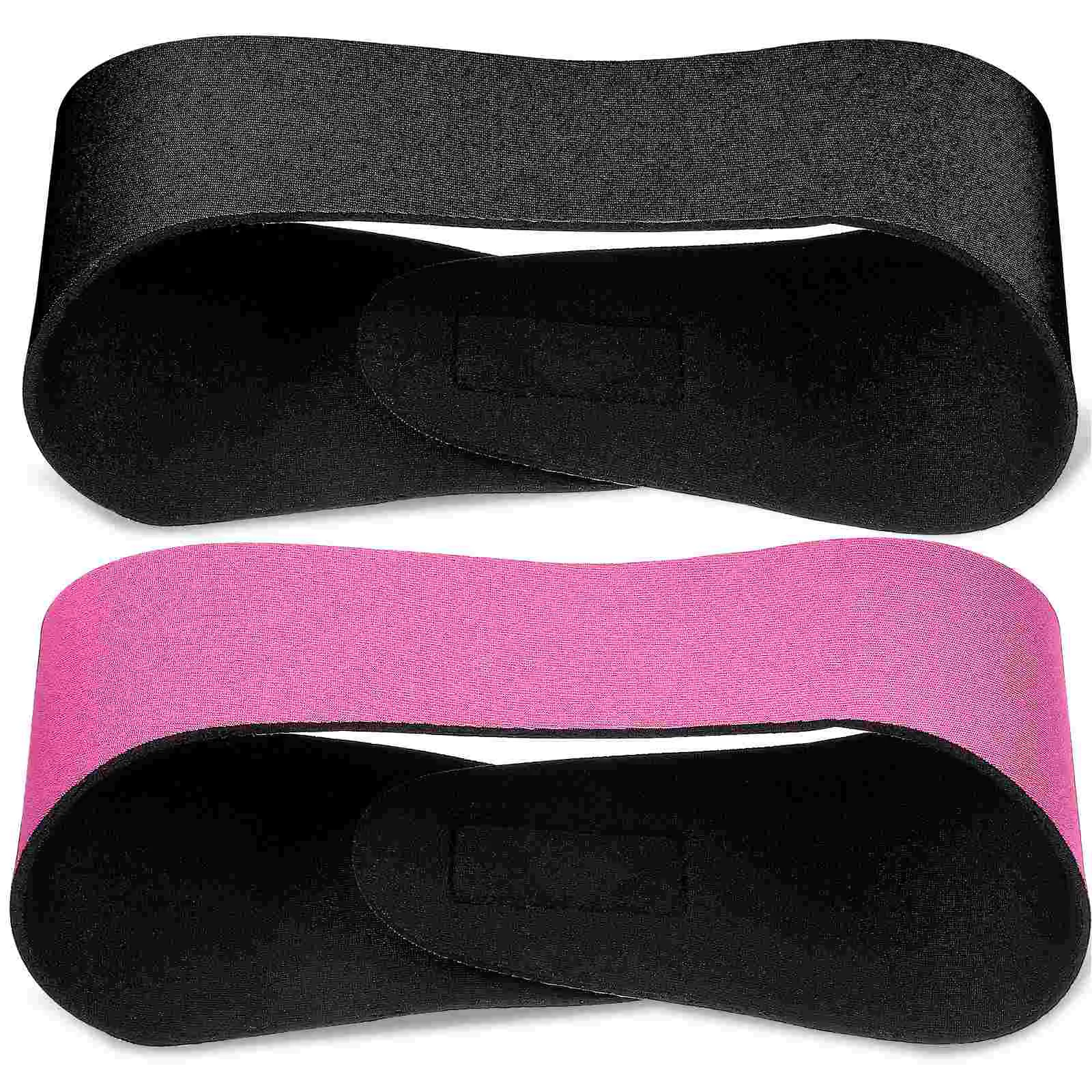 2 Pcs Headband Swimming Ear Headbands Sports Sweatband Elastic Earbuds Plugs for Kids Gears