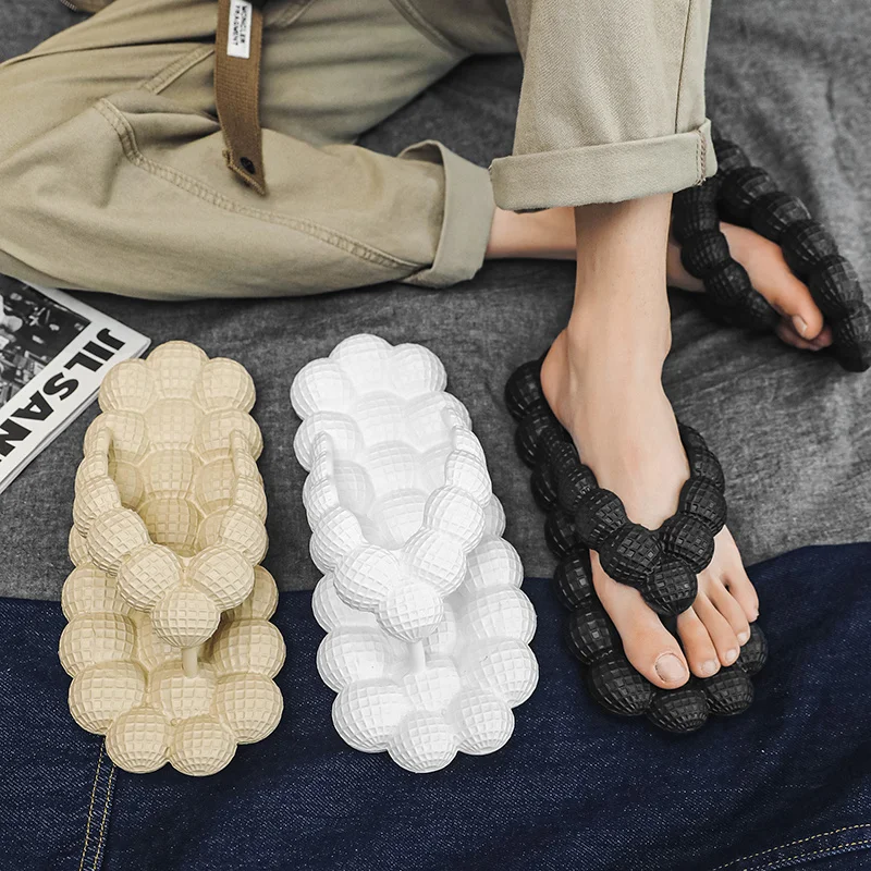 Herren-Flip-Flops, rutschfeste Sommer-Hausschuhe, bequeme, weiche Schaumstoff-Slipper, Slipper für drinnen und draußen_voghion.com