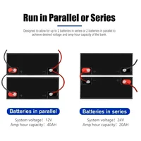 Nouveau 12V LiFePO4 batterie 6000 + DeepCycle batterie Rechargeable 20Ah avec 30A BMS pour énergie éolienne solaire e-moteur e-bike 6