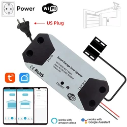 Smart WiFi Garage Door Controller with Voice Assistant Integration (CKM01-US)