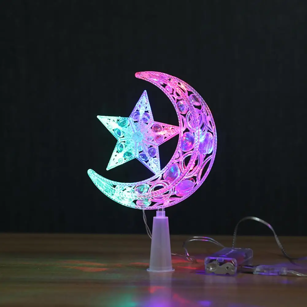 

Decor Glowing Led Christmas Tree Top Star 3d Pentagram Decoration for Home Party Supplies Battery-operated Xmas Ornaments Xmas