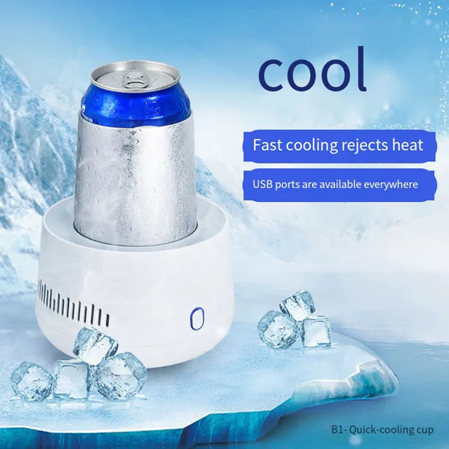 Drink Cooler Portable Electric Beverage Cooler Instant Chill