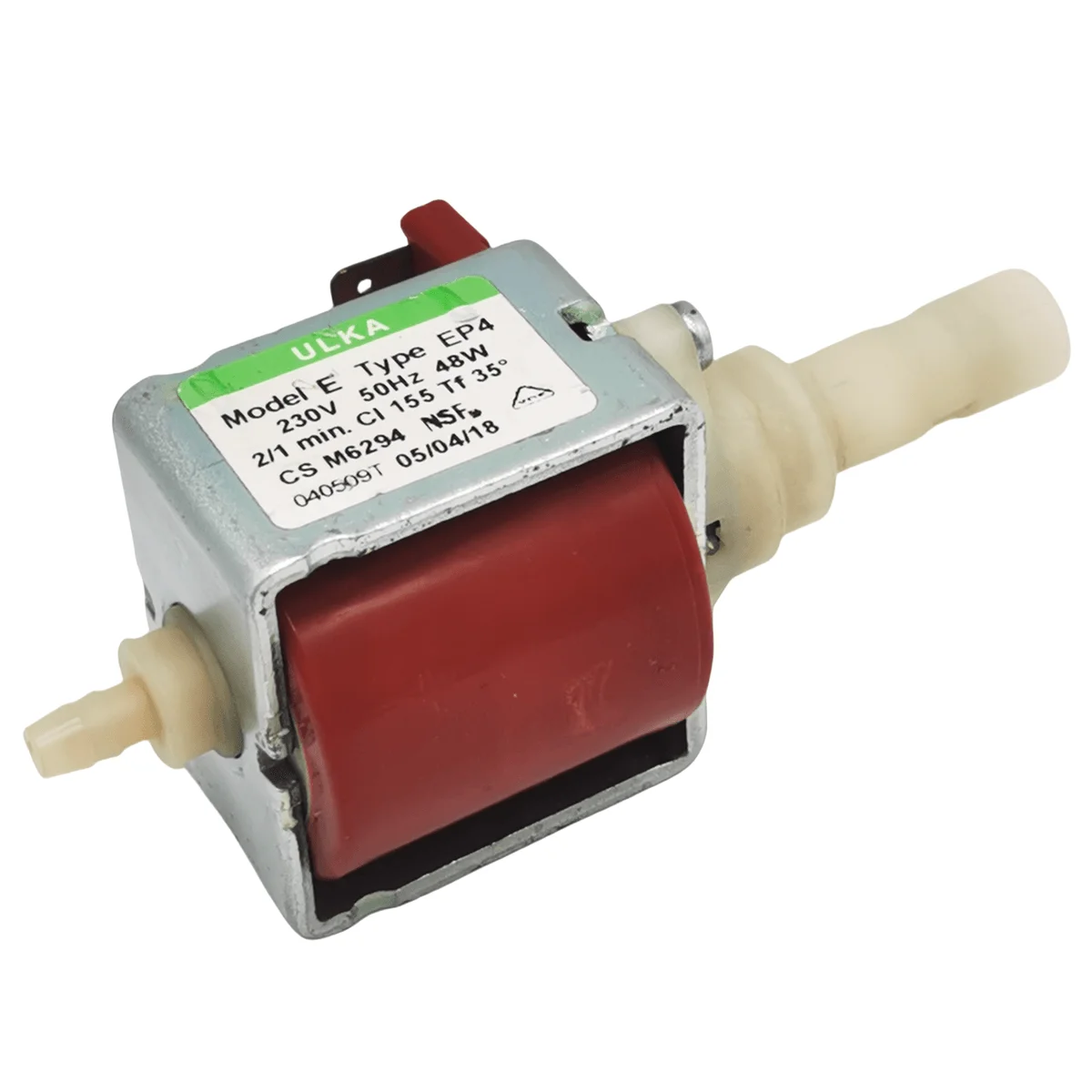 อิตาลี ULKA EP4 230V 48W ปั๊มน้ําลูกสูบแม่เหล็กไฟฟ้ากาแฟเครื่อง Self-priming ปั๊ม Solenoid แรงดันสูง Flow 1