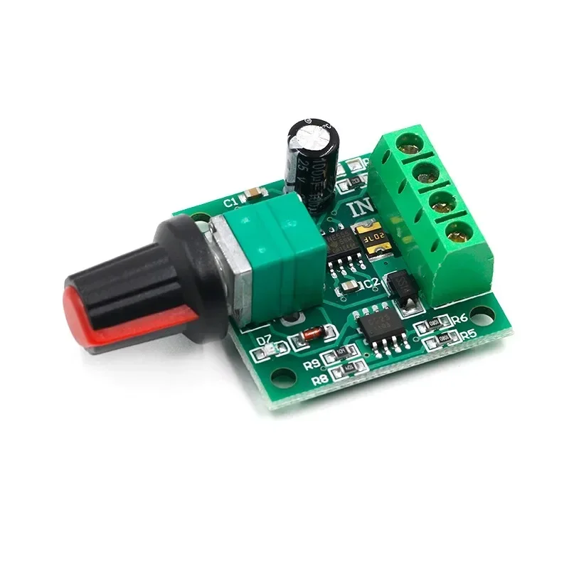 DC Motor Speed Controller 1.8V 3V 5V 6V 12V PWM Speed Controller Potentiometer Knob Switch Kit Barrier Terminal Block dc motor speed controller,motor speed controller,electric motor speed controller