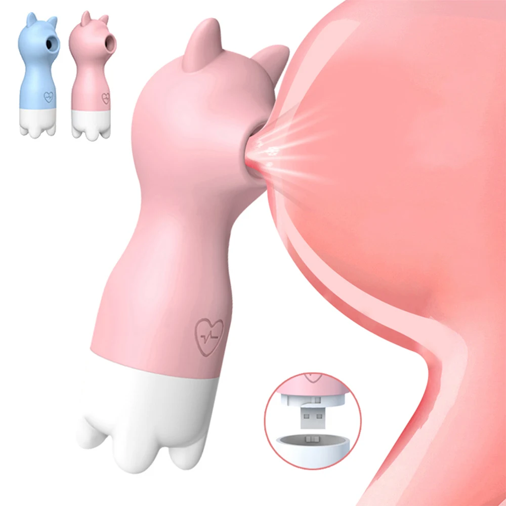 

Female Breast Nipple Stimulator Mini Vibrator for Clitoris Nipple Sucking Vibrating Massager USB Sex Toys for Women Fast Orgams