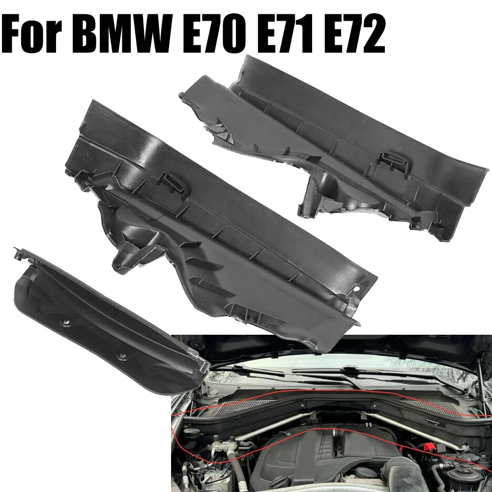 3 stücke Auto Motor Oberen Fach Partition Panel Für Bmw E70 Lci Für Bmw E71 E72 Hyb Links/Rechts/oberen Motor Fach Panel – Detail 6