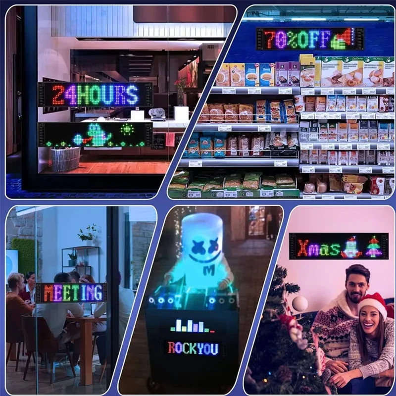 Demon Eyes Car LED Logo APP LED Matrix Pixel Panel Night Light Led Eyes for Truck DIY Programmable Flexible Display