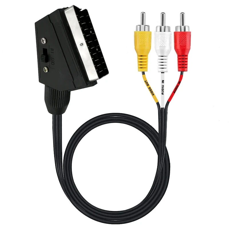 Rca Convertidor Euroconector Conversor Euroconector Rca Scart - Main Image