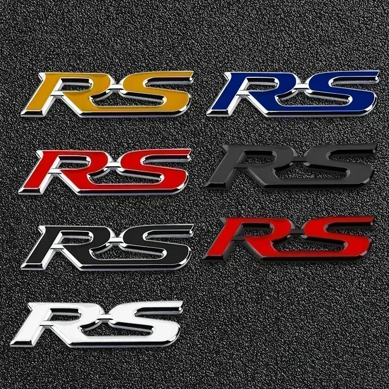 Premium 3D Metal Logo Car Steering Wheel Emblem Sticker Accessory