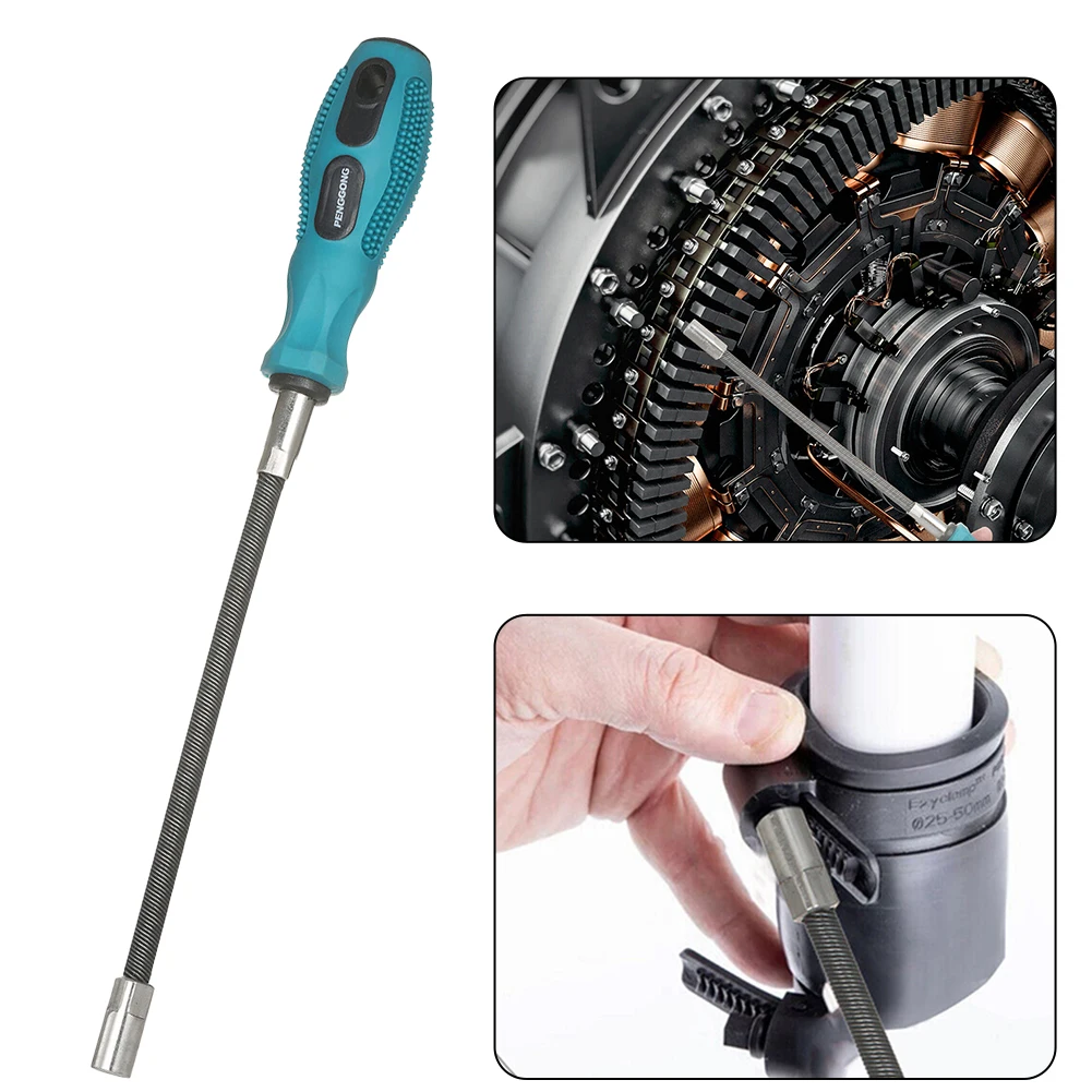 Hose Clamp Driver 7mm Metric Nut Driver Car Accessories Flexible Hose Clamp Flexible Nut
