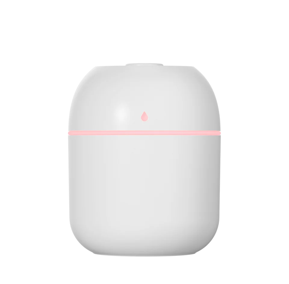 Mini humidificateur d'air ultrasonique USB Portable, diffuseur d'huile essentielle, purificateur de voiture, brumisateur d'arôme et d'anions avec éclairage de lampe LED