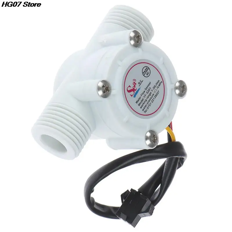 Water Flow Sensor Meter Flowmeter Counter Sensor Control Effect Hall 1-30L/min For Arduino 1/2'' Switch
