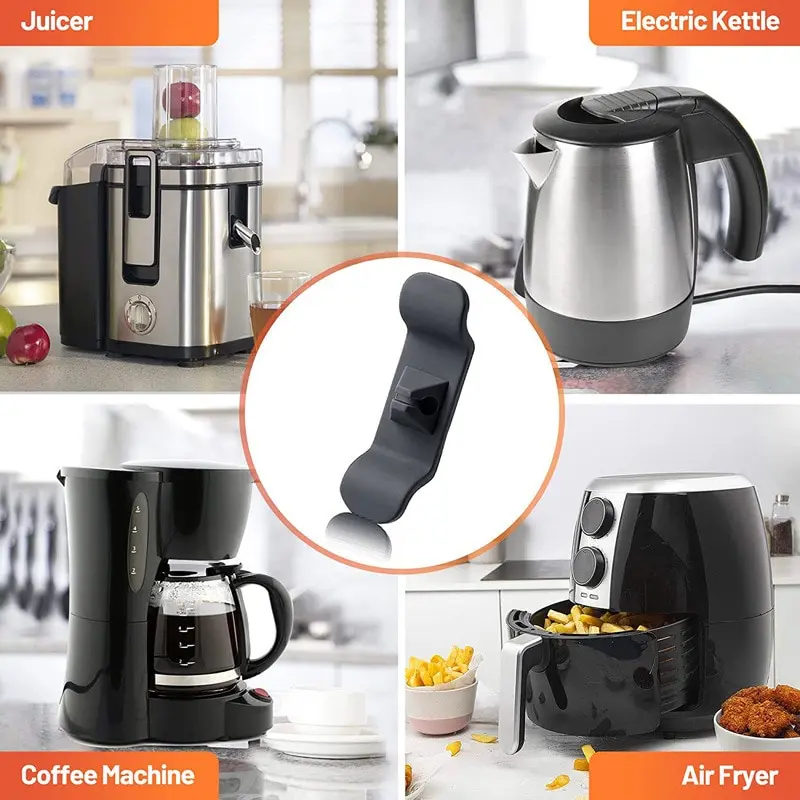 Cord Wrapper Kitchen Storage Wire Organizer Clip Holder Self Adhesive Coffee Machine Kitchen Appliances Winder Fixed 6 Pcs cord winder organizer cable organizer