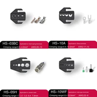 Kit de pinces à sertir pour bornes pré-isolées, couvercle de serrage HS-30J HS-40J/pince à sertir multifonctionnelle en acier au carbone de marque 5