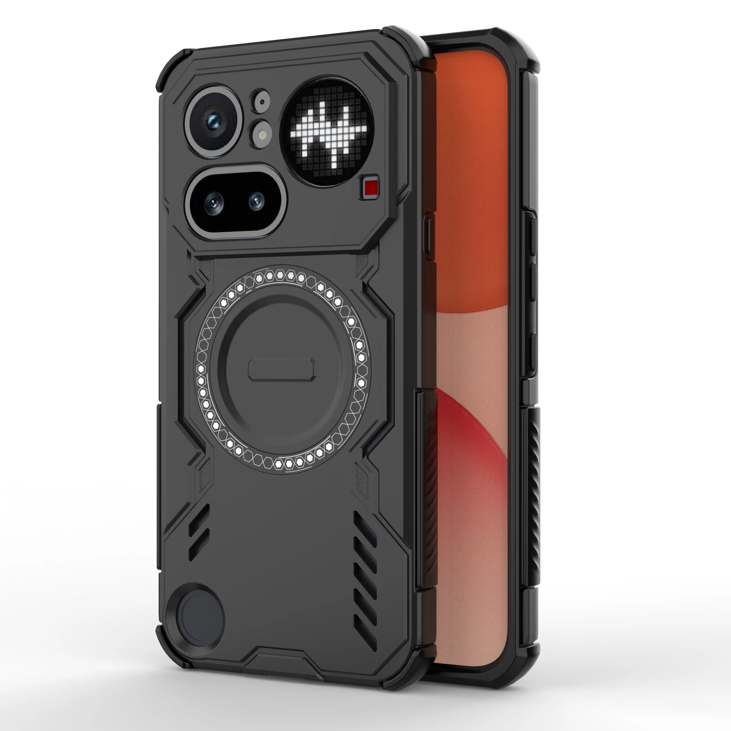 Anti-Dust Strong Case with Fall Protection and Magnetic Features