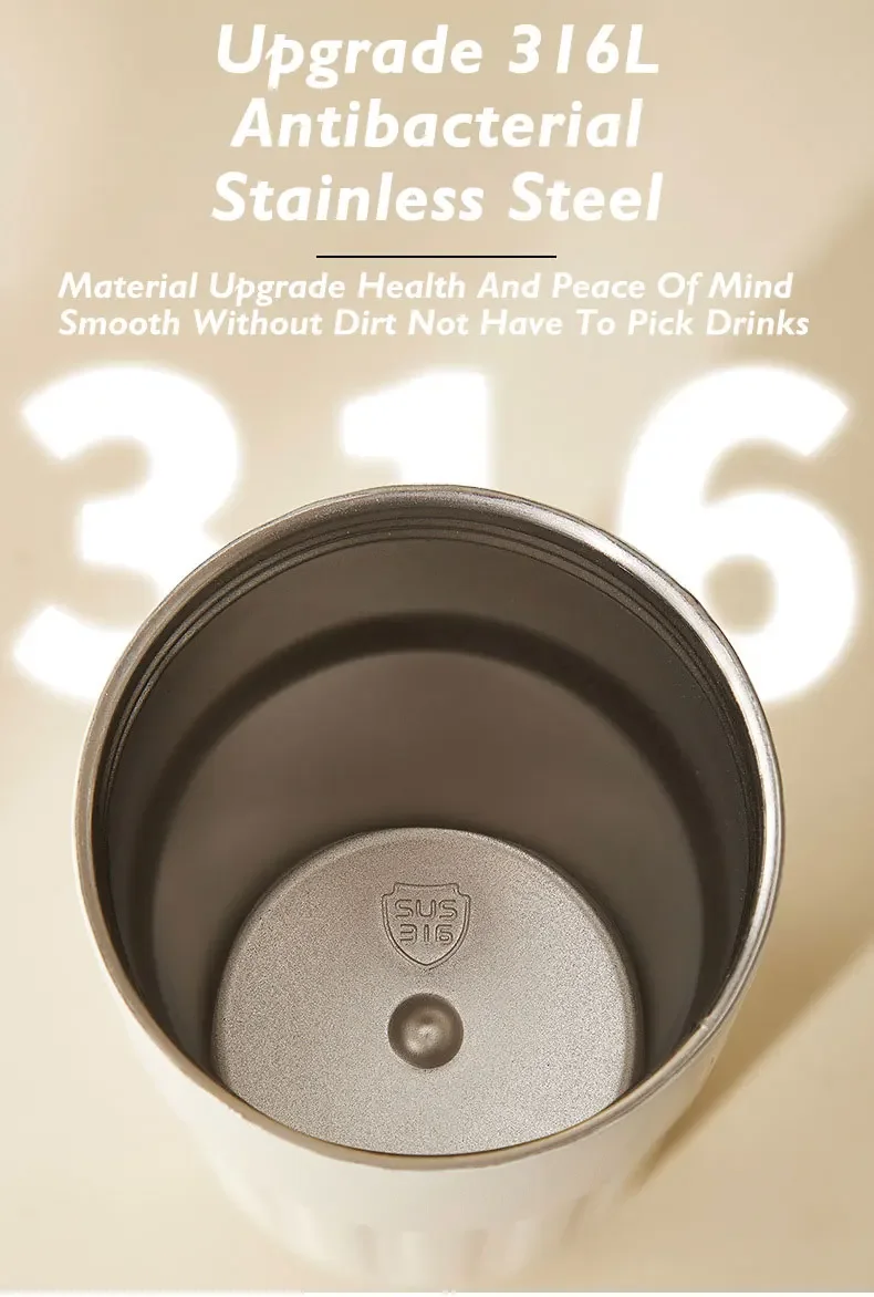 316 Steel LED Temperature Thermos Bottle