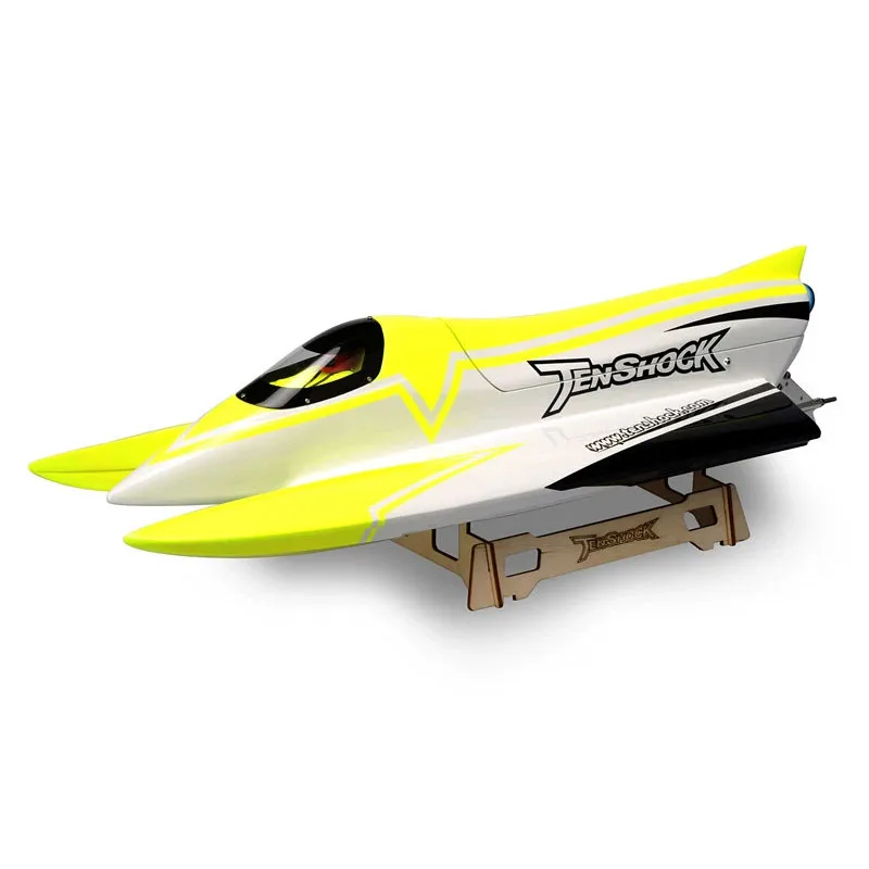 Remote Control Speedboat Finished Motorboat Model Toy Gift RC High-speed Speedboat Model RTR Racing Boat Simulated F1 1