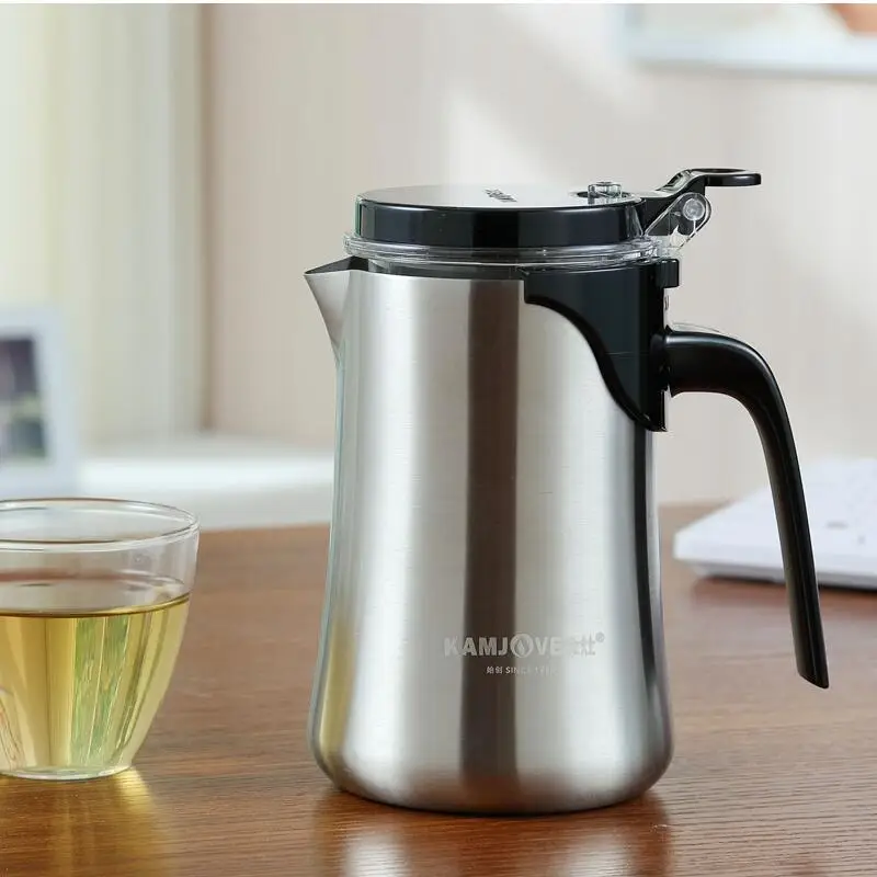 [GRANDNESS] 650ml Kamjove Stainless Steel Travel Teapot Kamjove Tea Pot Teapot Glass Tea Pot TO-650E