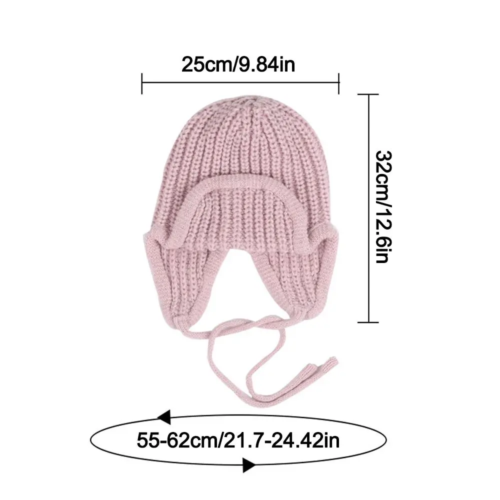 Polyester Knitted Winter Hat for Women