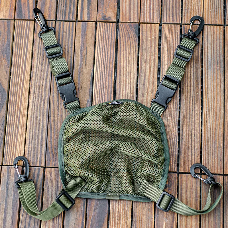 Taktische Helmtasche Mehrzweck Molle Aufbewahrungstasche Netztasche für die Jagd Airsoft Helme Tasche Rucksack Zubehör – Detail 7