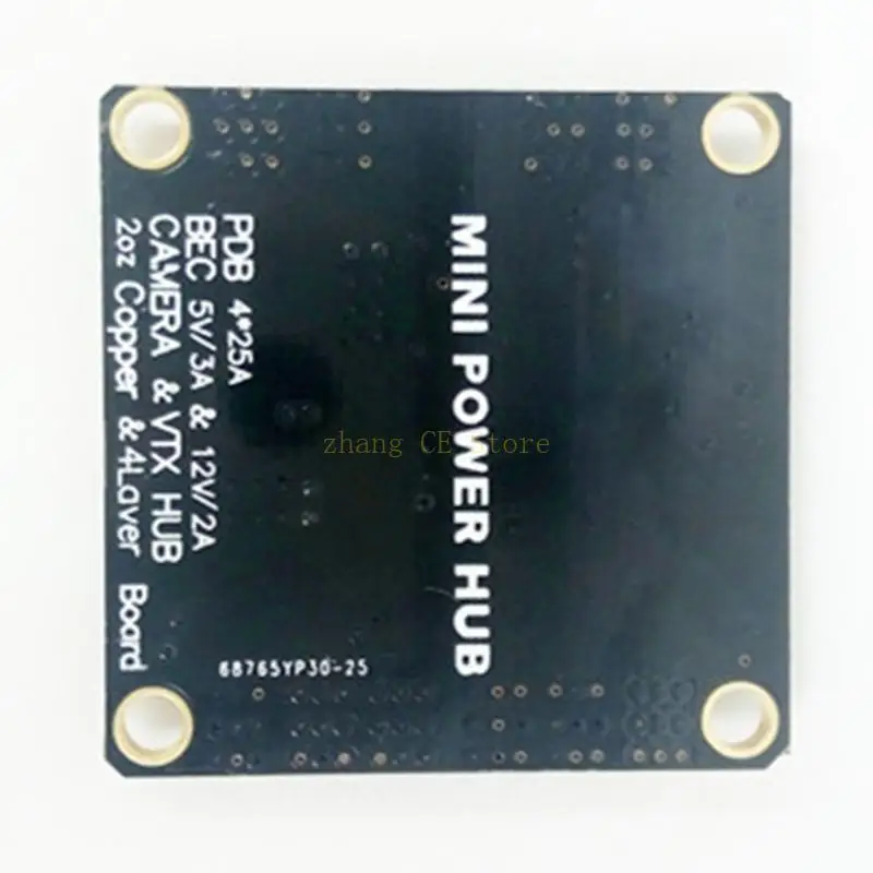Carte de distribution d'énergie 36x36mm 4 couches 2oz pour FPV drone 3-6S