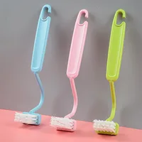 1pcs Mini Bathroom Brush Angle Handle Curved Brush Toilet Brush Portable Curved Bathroom Cleaning Brushes Cleaning Accessories 6