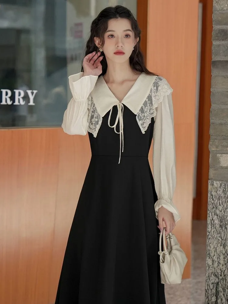 chinese dress ladies Nmoder Casual Dresses for Women Semi Formal Fit and Flare 3/4 Sleeve A-line  Church Work Dress with Pockets White M at Amazon Women's Clothing store