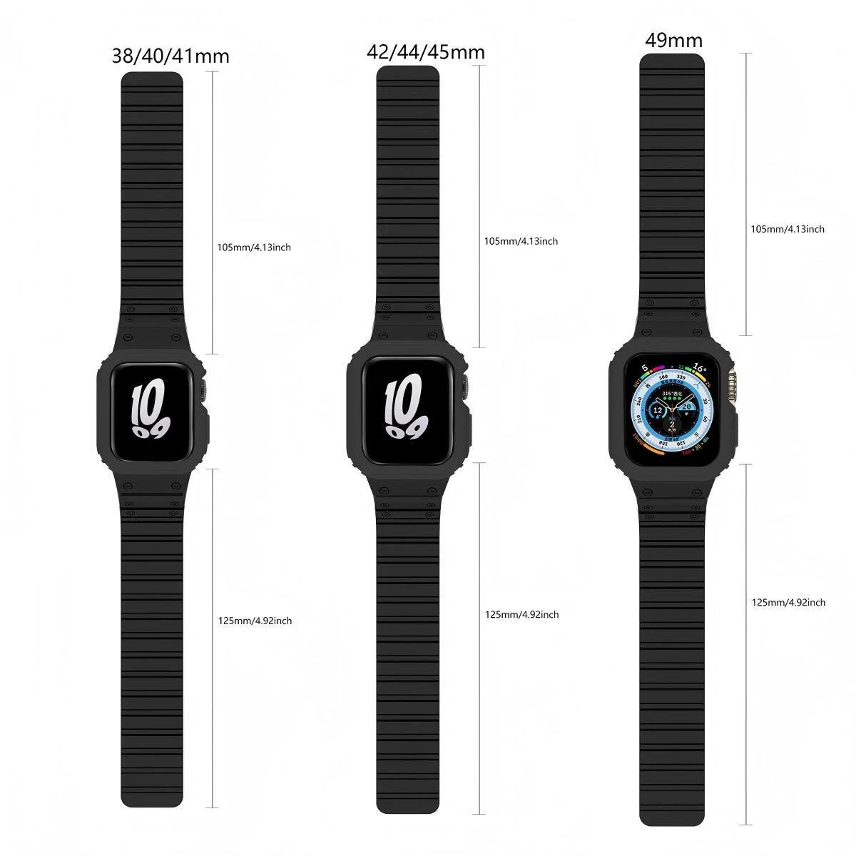 Premium Nylon Alpine Watch Band Strap - Universal Fit (Multiple Sizes)