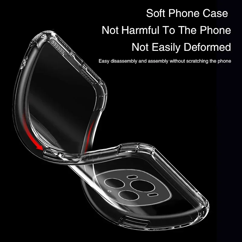 Luxury Clear Airbag 360° Soft Protective Phone Case