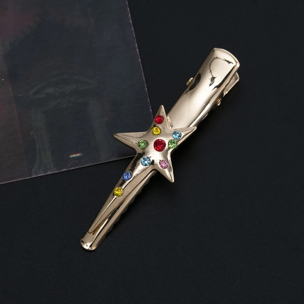 

Rhinestone Hair Accessories Crystal Headdress Korean Style Barrettes Duckbill Clip Hair Edge Clip Women Hair Clip