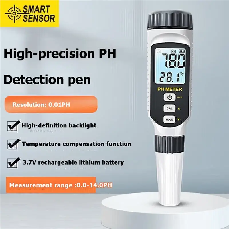 L93A-식수용 수영장 수경 시스템용 물 테스트 미터 PH828 디지털 방수 PH 측정기 수질 테스터