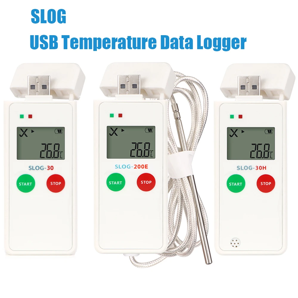 2025 USB Temperature Data Logger 65000 Points for Warehouse Cold Chain
