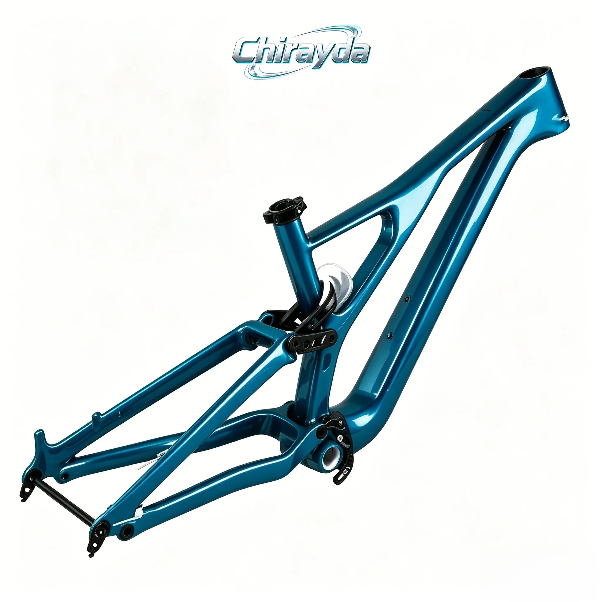 치라이다 풀 서스펜션 카본 산악자전거 프레임 29er BSA 쓰루 액슬 148x12mm 혼합 타이어 26인치 MTB T1100 토레이 카본 프레임