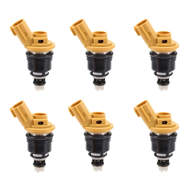 

6PCS New Fuel Injectors 555Cc 16600-RR543 For Nissan Silvia SR20DET S13 S14 S15 Jecs