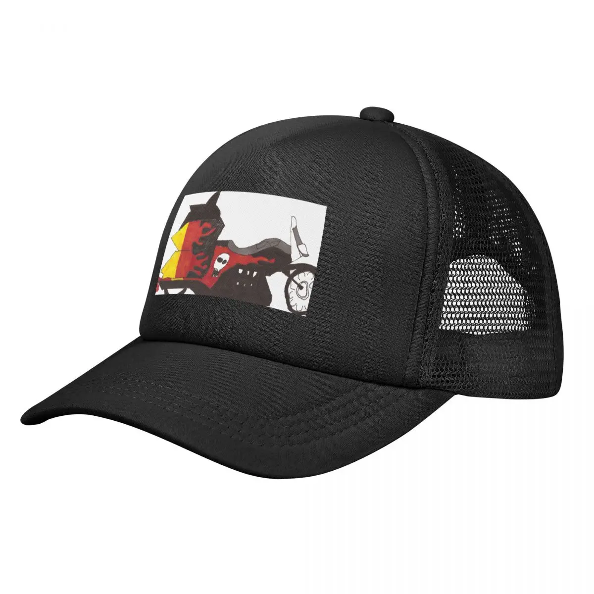 

Sage's Bad to the Bone Motorcycle Baseball Cap Hood Dropshipping cute Fluffy Hat Trucker Hats For Men Women's