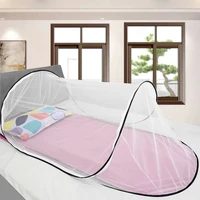 New Outdoor Travel Mosquito Net,Foldable Lightweight Small Mosquito Nets,Single Bed Camping Mosquitoes Tent for University Dorm 5