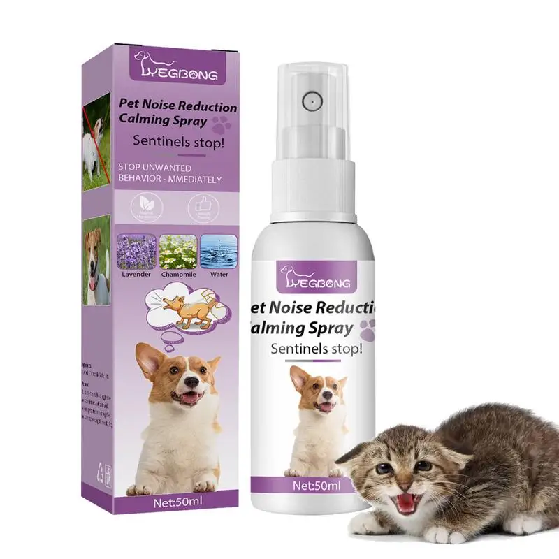 

Calming Spray For Dogs And Cat Noises And Anxiety Calm Down Comfort Spray For Pets Pheromone Spray For Cats Separation Travel