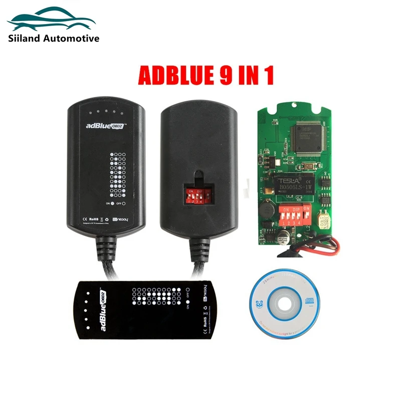 

Fast Shipping 9 IN 1 ADBLUE Emulator for M/S/IVECO/DAF/VOLVO/RENAULT/F/C adblue emulator 9in1 Full Chip Truck Diagnostic