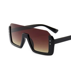 Stylish Unisex Oversized Retro Sunglasses with Multi - Color Frames (Other)