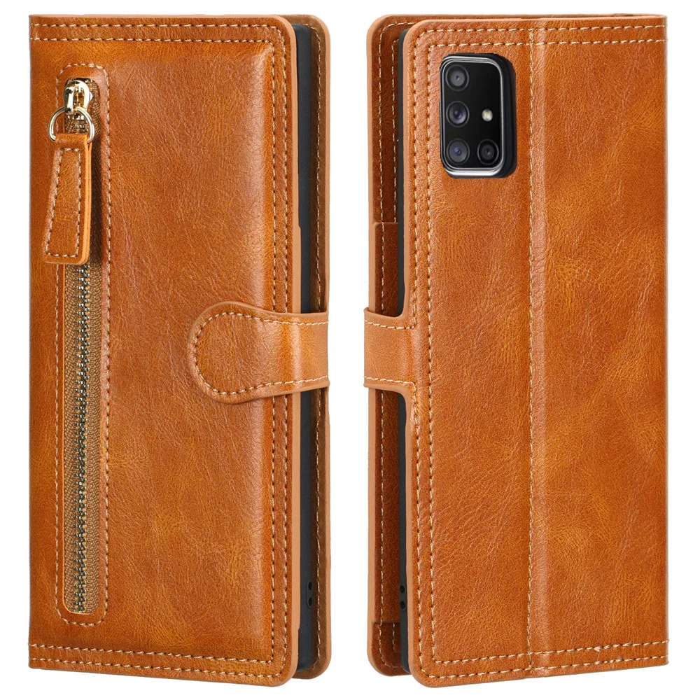 Per Samsung Galaxy A71 4G Leather Skin Flip Wallet Book Custodia Per Telefono Cover Per Samsung A71 A 71 4G Sm-A715F/Ds Funda Coque Capa