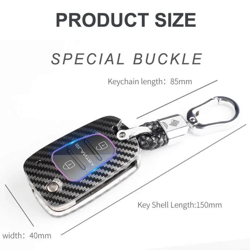 Custodia per chiave auto Fob in fibra di carbonio per Hyundai ix35 i20 i30 Elantra Accent per KIA K2 K5 Sportage Ceed Rio 3 Soul Optima Cerato 8 Custodia per chiave auto Fob in fibra di carbonio per Hyundai ix35 i20 i30 Elantra Accent per KIA K2 K5 Sportage Ceed Rio 3 Soul Optima Cerato - S176ed80cba47476baef0ef0b451c54543