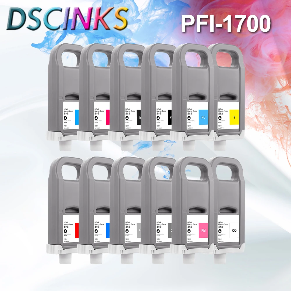 Ink Cartridge PFI1700 PFI-1700 Compatible for Canon Pro 2000 4000 4000s 6000 6000s pro 2100 4100 6100,printer supplies,ink cartridge,inkjet ink cartridge