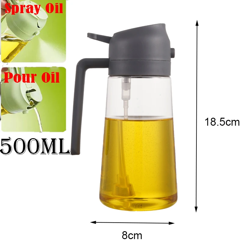 Multipurpose Oil & Vinegar Cooking Sprayer - Ideal for BBQ, Baking, and Kitchen Use (Available in 200/300/500ml)