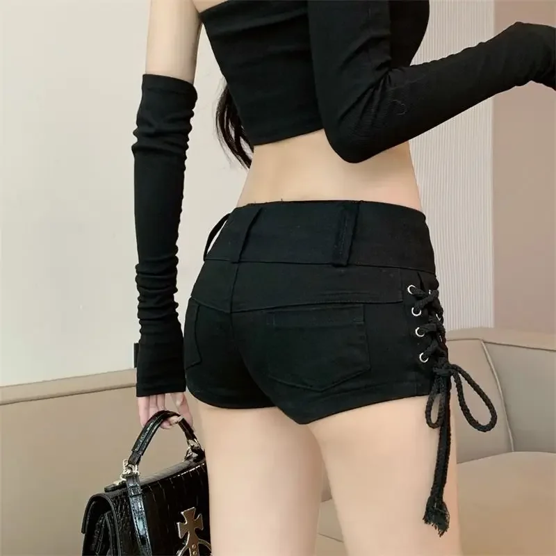 Punk Denim Shorts detail