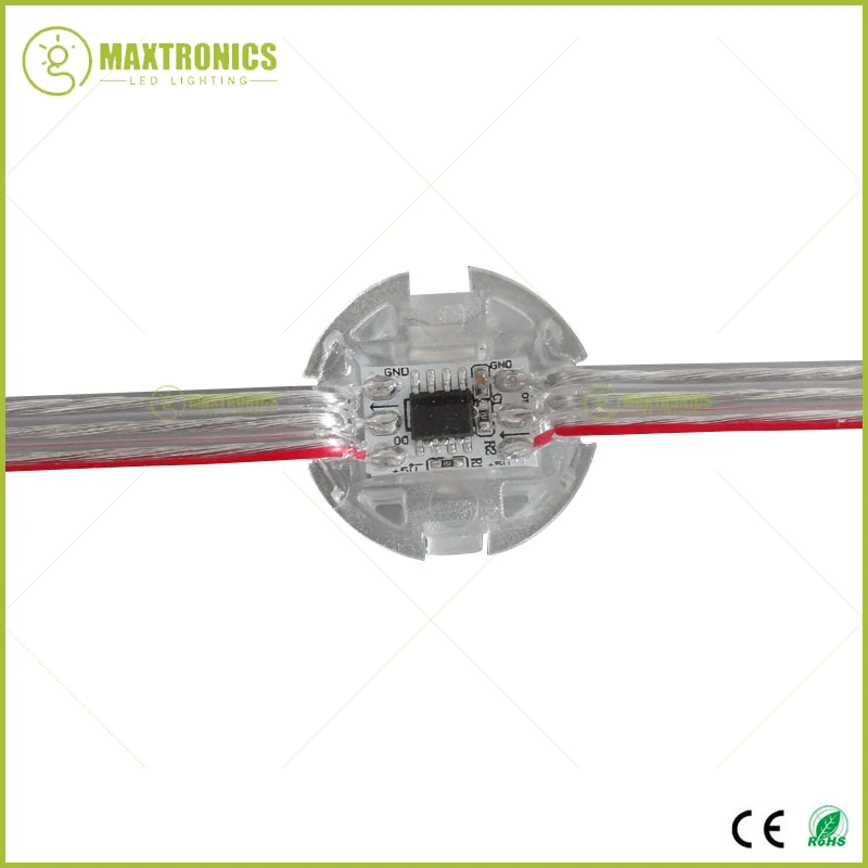 500pcs DC5V WS2811 LED Pixel Module Waterproof IP68 Addressable 20mm Diameter for Billboard, KTV Amusement Park Decoration