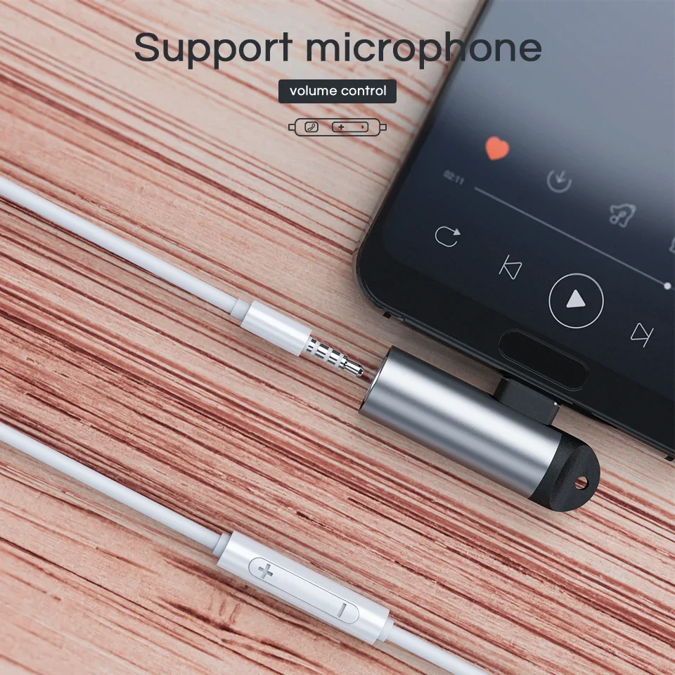 USB Type C to 3.5mm Headphone Jack Adapter for iPad Samsung S24 S23 Oneplus 11 9 Xiaomi 13