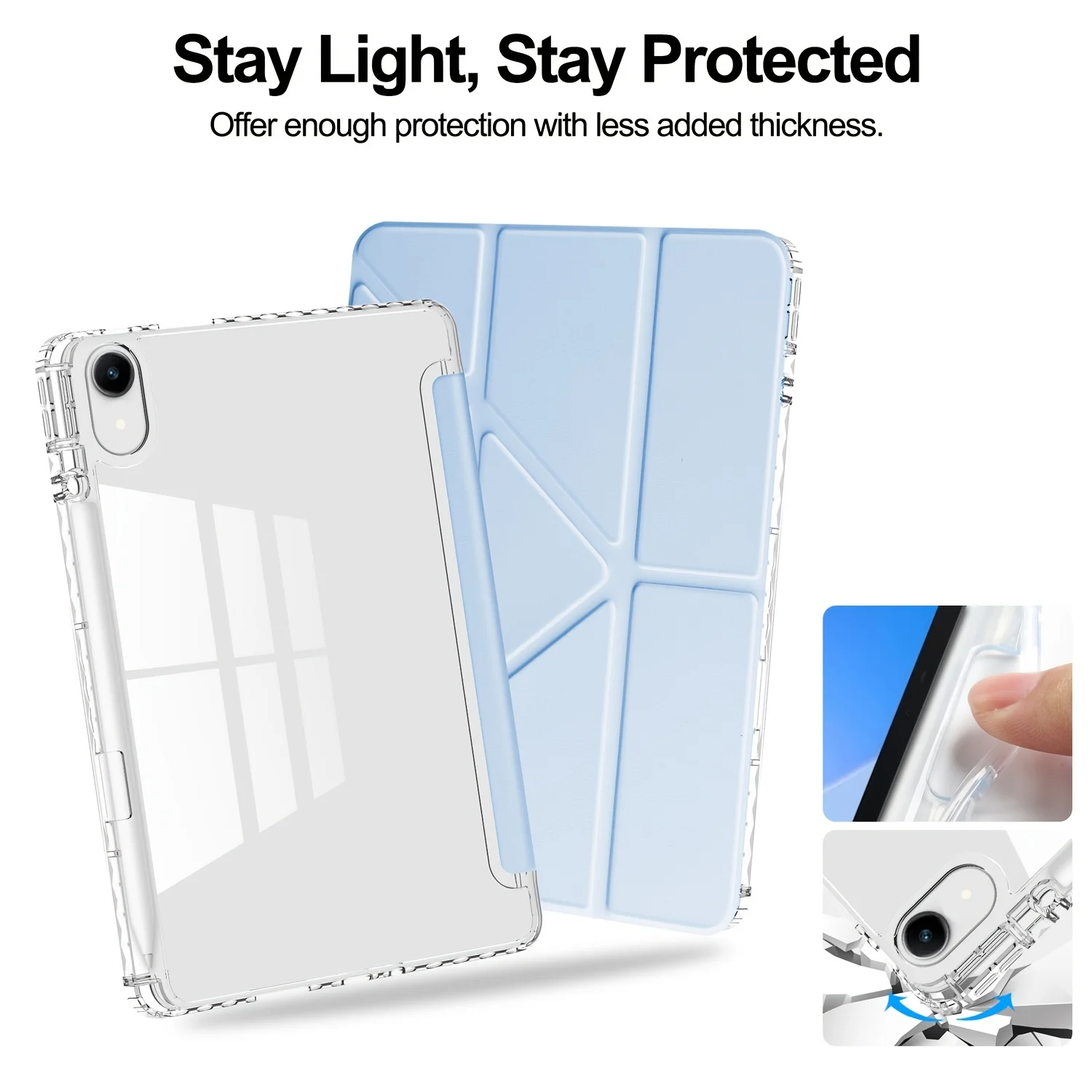 Universal Tablet Case with Smart Cover Protection