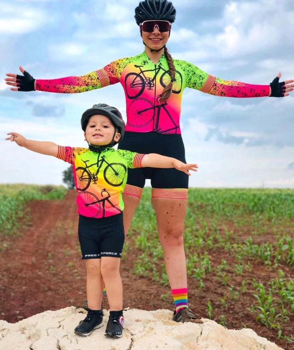LISLINDA High Quality Kids Cycling Clothing Summer Kids Jersey Biking Short Sleeve Clothes MTB Children's Cycling Wear 2022 4