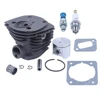 44mm Cylinder Piston Kit for Husqvarna 350 351 Air Fuel Filter Line Decompression Valve Chainsaw Replace Spare Part 2